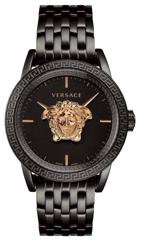 versus versace horloge goud zwarr|Versace versus vs.